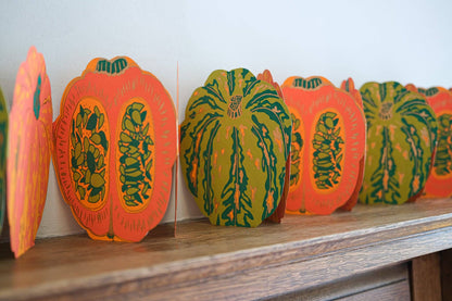 Pumpkins Concertina Garland · East End Press