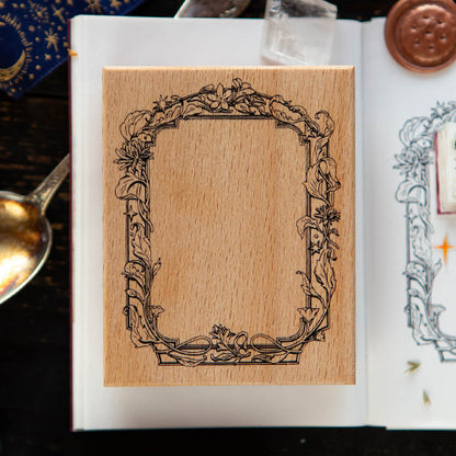 Flower Frame Rubber Stamp · OURS Studio