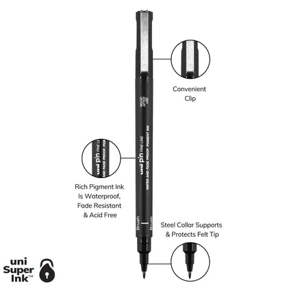 Uni-Ball PIN Fineliner Drawing Pens · Uni-Ball