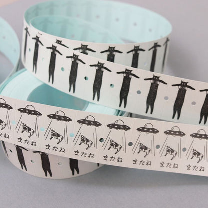 UFO「またね」(See You Again) Sealing Sticker Roll · 36Sublo