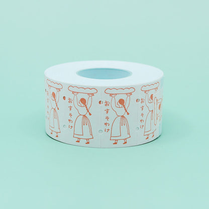 Necktie「おすそわけ」(Sharing) Sealing Sticker Roll · 36Sublo