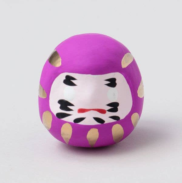 Shirakawa Mini Daruma: Purple · Ametsuchi