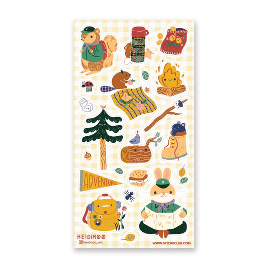 To the Great Outdoors Sticker Sheet · STICKII