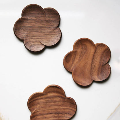 Black Walnut Plum Coaster · Fodory