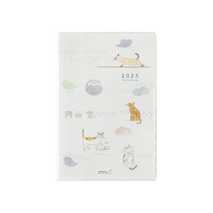 2025 Mini Cat Pocket Diary · Midori