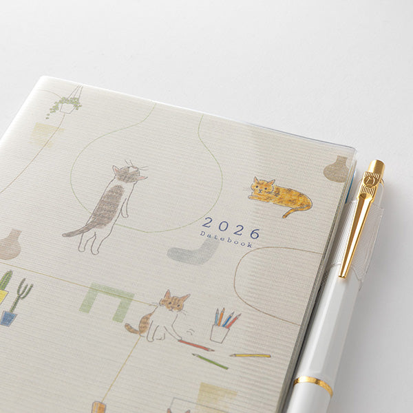 2026 Cat Pocket Diary A6 · Midori
