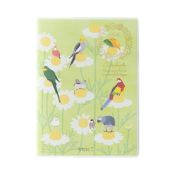 2026 Bird Pocket Diary A6 · Midori