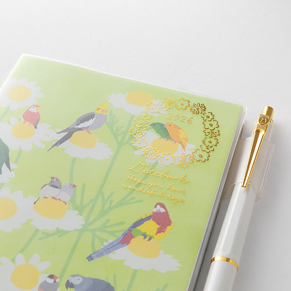 2026 Bird Pocket Diary A6 · Midori