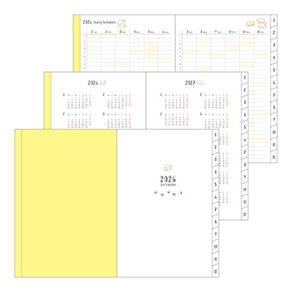 2026 Dog Pocket Diary B6 · Midori