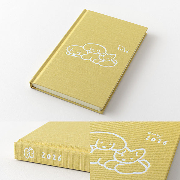 2026 Dog Diary Book B6 · Midori