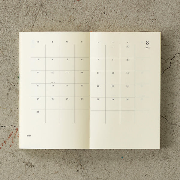 2026 MD Notebook Diary B6 Slim · MD