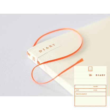 2026 MD Notebook Diary B6 Slim · MD