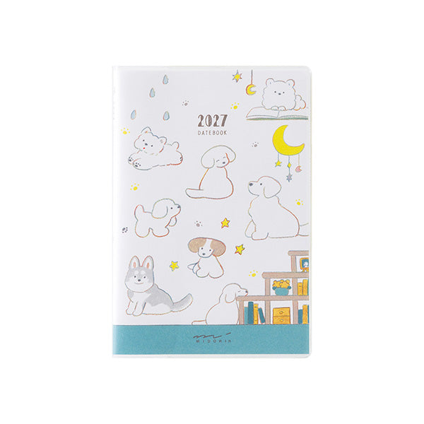 2027 Midori Dog Pocket Diary《B7 Mini》