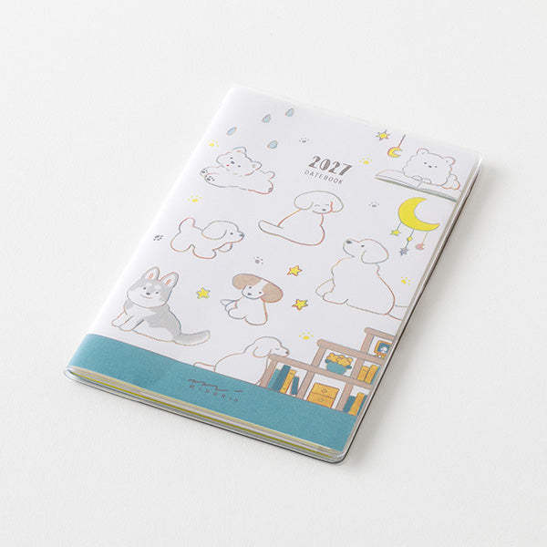 2027 Midori Dog Pocket Diary《B7 Mini》