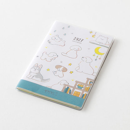 2027 Midori Dog Pocket Diary《B7 Mini》