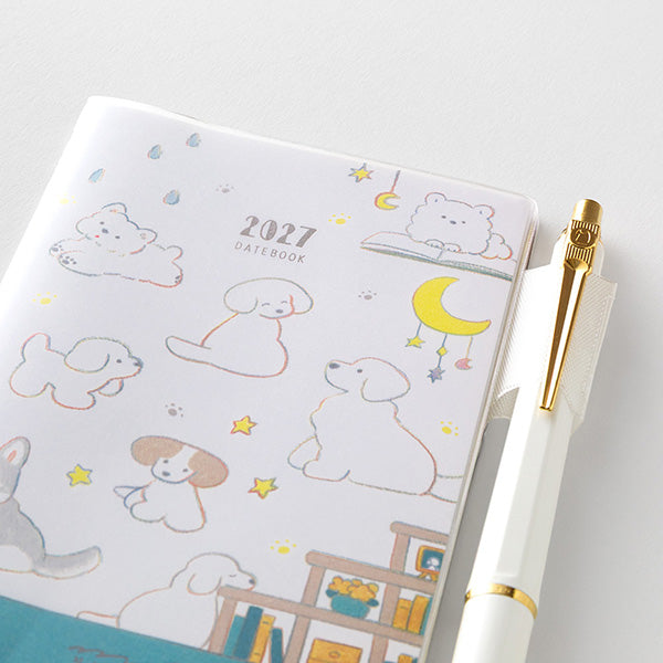 2027 Midori Dog Pocket Diary《B7 Mini》