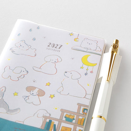 2027 Midori Dog Pocket Diary《B7 Mini》