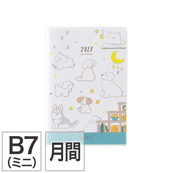 2027 Midori Dog Pocket Diary《B7 Mini》