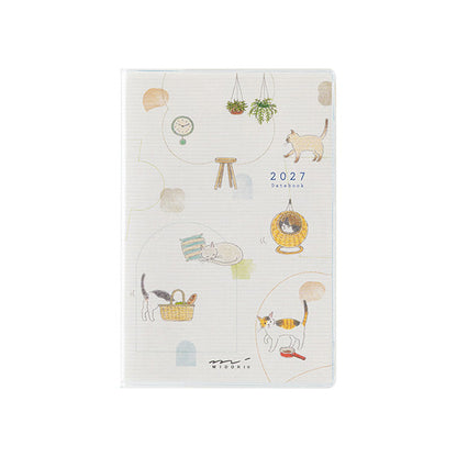 2027 Midori Cat Pocket Diary《B7 Mini》