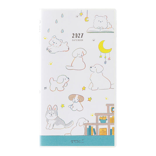 2027 Midori Dog Pocket Diary《B6 Slim》