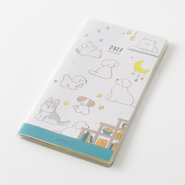 2027 Midori Dog Pocket Diary《B6 Slim》