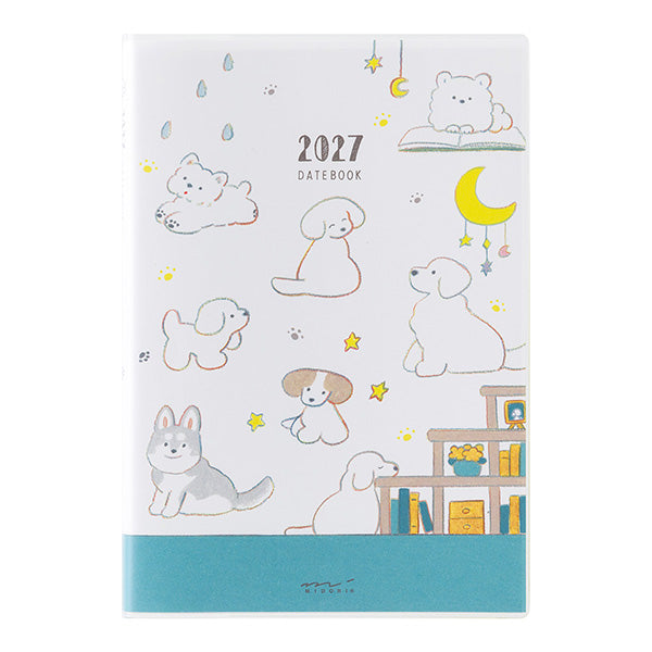 2027 Midori Dog Pocket Diary《B6》