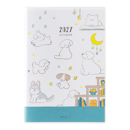 2027 Midori Dog Pocket Diary《B6》