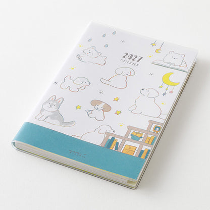 2027 Midori Dog Pocket Diary《B6》