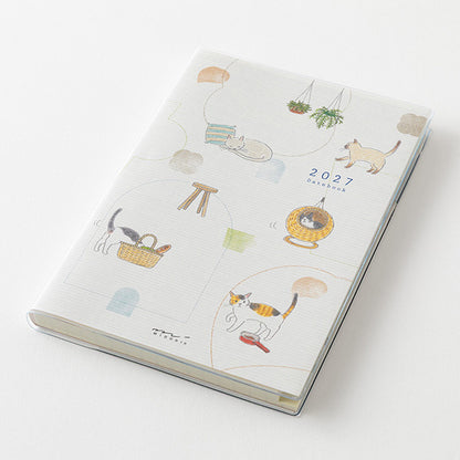 2027 Midori Cat Pocket Diary《B6》