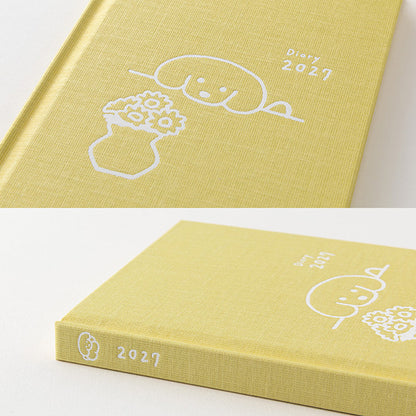 2030 Midori Yellow Dog Book Diary《B6》