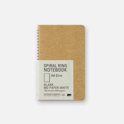 TRC A5 Slim Blank MD Paper Ring Notebook