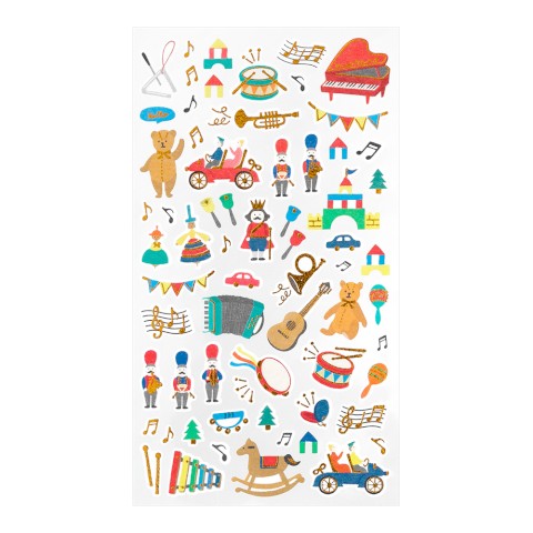 Toy / Marché Washi Sticker Sheet · Midori