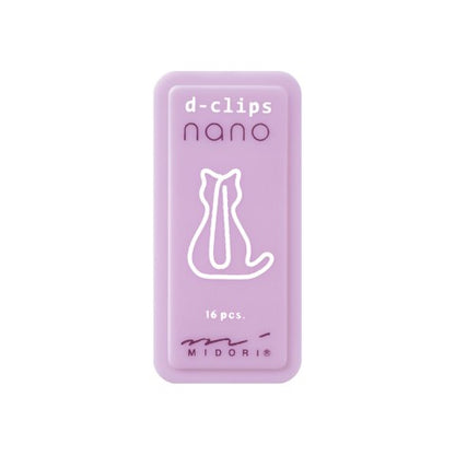 Midori D-Clips Nano Clips - Cat