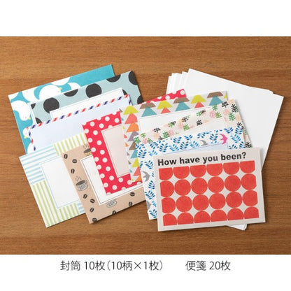 Gasa Gasa Assorted Letter Set · Midori