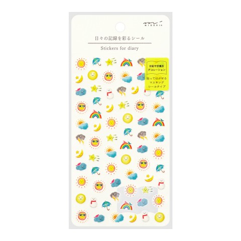 Weather Patterns - Daily Diary Sticker Sheet