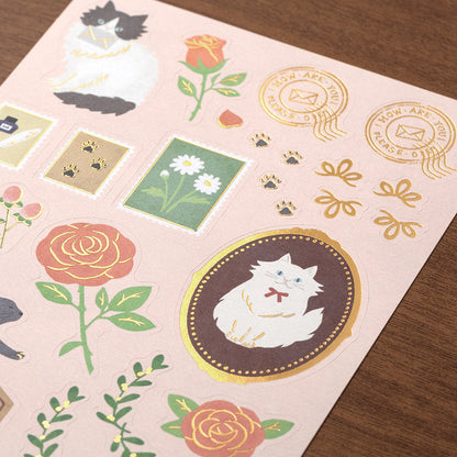 Cat Collage Letter Set · Midori