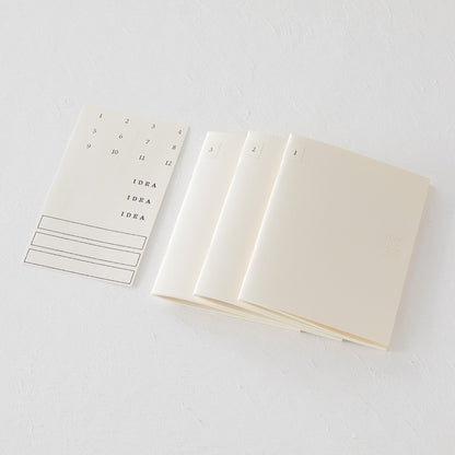 A6 Lined MD Notebook Light / Set of 3