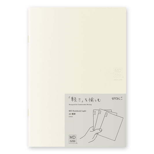 A4 Lined 3 Pack Light Notebooks · MD
