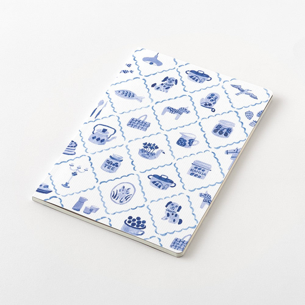 Blue Nordic Yuru Log B6 Notebook · Midori