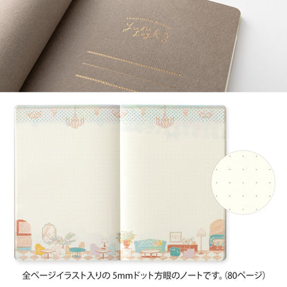 Travel & Hotel Yuru Log B6 Notebook · Midori