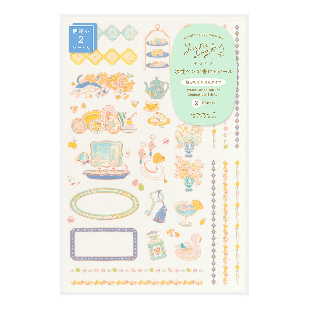 Travel & Hotel Yuru Log Sticker Sheets · Midori