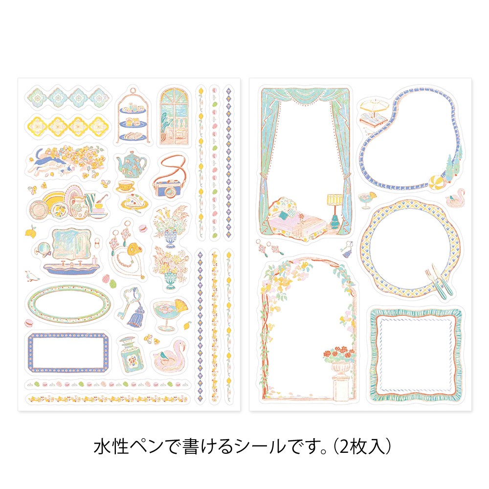 Travel & Hotel Yuru Log Sticker Sheets · Midori