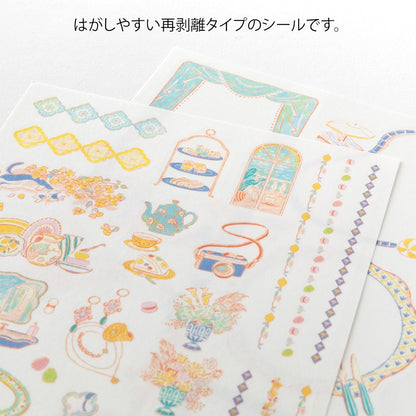 Travel & Hotel Yuru Log Sticker Sheets · Midori