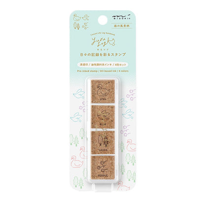 Yuru Log Paintable Stamps · Midori