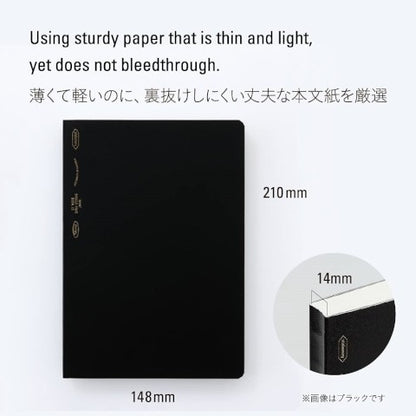 Stalogy 365 Days Notebook Dotted A5 - Black