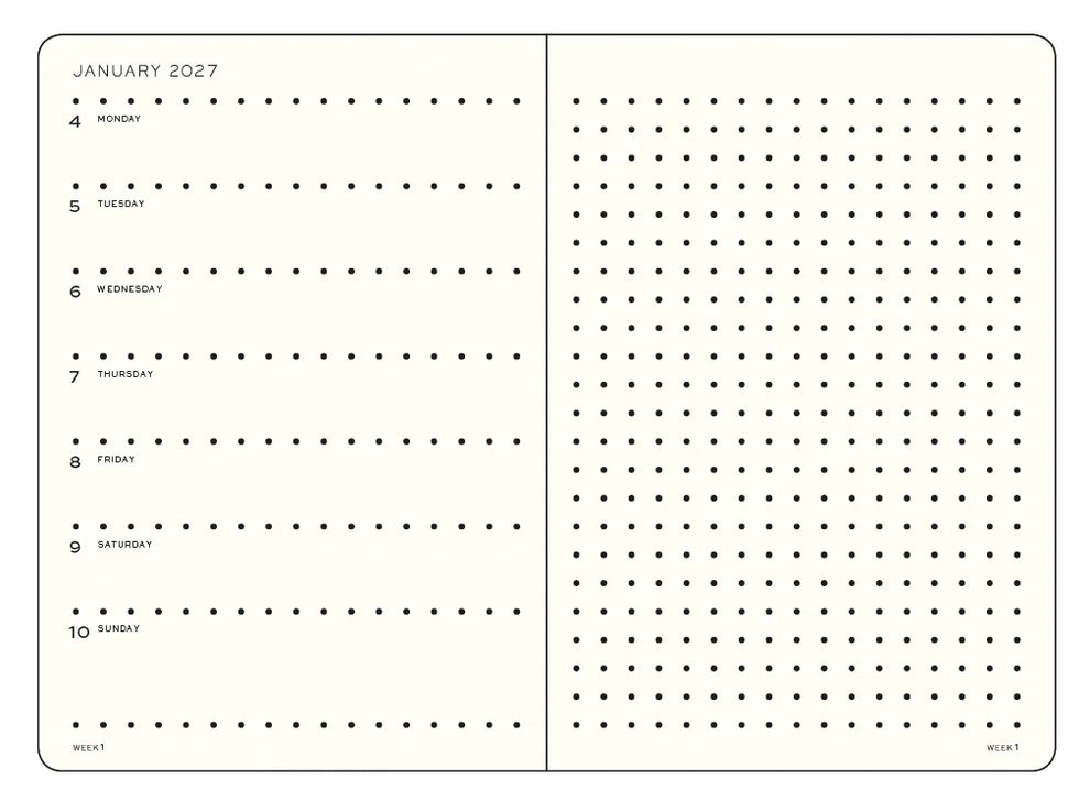 2027 Wallet Sized Weekly Planner & Notebook · Leuchtturm1917