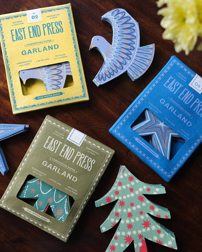 Christmas Trees Concertina Garland · East End Press