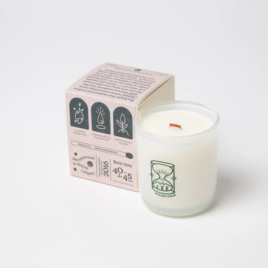 Golden Hour - Cashmere, Cedarwood Coconut Soy Candle · Milk Jar Candle Co.
