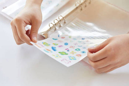 Pink OTONA Sticker Collection Binder · King Jim