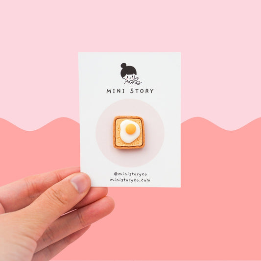 Egg Toast Pin · Mini Story Co